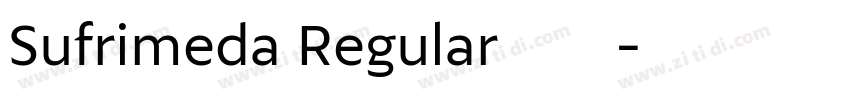 Sufrimeda Regular免费下字体转换